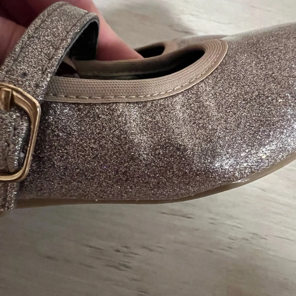 Jamie Kay Toddler Sparkle Mary Jane Ballet Flats - 8